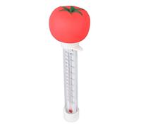 Fdit Thermomètre Flottant de Piscine, Jauge de Température D'eau Incassable en PVC (Tomate)