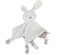 Fdit Tissu Apaisant pour bébé, Tissu en Peluche pour Rots de Poupée pour Bébés de Plus de 3 Mois, Serviette de Dessin animé Douce et Confortable, Corde de Suspension pour Poussettes et Lits (lapin)
