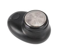 Fdit Tondeuse à Barbe électrique en Acier Inoxydable pour Hommes, Coupeur Portable Rechargeable par USB pour Voyage (noir mat)