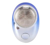 Fdit Tondeuse à Barbe électrique en Acier Inoxydable pour Hommes, Coupeur Portable Rechargeable par USB pour Voyage (Bleu dégradé)