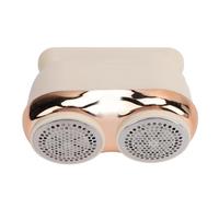 Fdit Tondeuse Anti-Peluches à Double Tête, 20 000 TR/Min, Anti-Peluches pour Pulls, écharpes, Batterie 2 000 MAh Incluse, Tondeuse Anti-Bouloches (Beige)