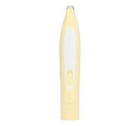 Fdit Tondeuse pour chien, lumière LED efficace, tondeuse de toilettage pour chiens et chats, coupe sûre pour un look soigné, tondeuse électrique en acier inoxydable (jaune)