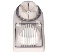 Fdit Trancheuse à œufs Durs, Séparateur de Fil en Acier Inoxydable avec Trois Méthodes de pour œufs Durs, Fraises, Fruits Mous, Champignons (WHITE)