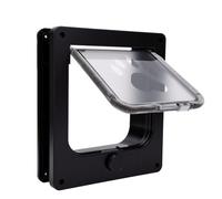 Fdit Trappe pour Chat, Porte Battante Réglable pour Chat for Usage (L)