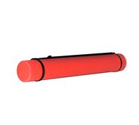 Fdit Tube D'affiches Portable Anti-étapes pour Le Stockage, Tuyau de Document Imperméable Extensible pour Les Grandes Impressions Photo, Dessins, œuvres d'art, Cannes à Pêche (Rouge)