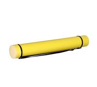 Fdit Tube D'affiches Portable Anti-étapes pour Le Stockage, Tuyau de Document Imperméable Extensible pour Les Grandes Impressions Photo, Dessins, œuvres d'art, Cannes à Pêche (Yellow)