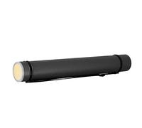 Fdit Tube D'affiches Portable Anti-étapes pour Le Stockage, Tuyau de Document Imperméable Extensible pour Les Grandes Impressions Photo, Dessins, œuvres d'art, Cannes à Pêche (Black)