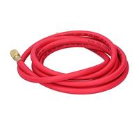 Fdit Tuyau de Charge de Réfrigérant Tube D'ajout de Fluorure Connecteur 1/4 X 5/16 Pression Maximale de 800 PSI avec Joints en Cuivre Pur Joints en PTFE pour Réfrigérateur (R410 spécial 3 mètres,