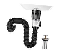 Fdit Tuyau de Drainage D'évier sans Odeur, Flexible, Anti-colmatage, pour Salle de Bain, Installation de Cuisine, 1 unité