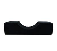 Fdit U Forme Oreillers D'extension de Cils en Train de Flanelle Respirant Conception Ergonomique pour le Salon de beauté et à la Maison Utilisation de la Saint-Valentin Noir 19,7 X 7,9 X 4, Pouces