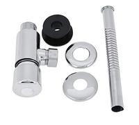 Fdit Urinoir Robinet de Chasse Urinoir Urinoir Robinet de Chasse Chrome Mur Monté Type de Bouton Placard Exposé Retard Manuel Arrêt Automatique pour Salle De Bains WC