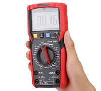 Fdit UT89X / UT89XD NVC Multimètre Numérique Multimètre, Tension Réelle -RMS et Reconnaissance électrique pour les électriciens et les Techniciens HLK, Rouge et Gris (Ut89xd)