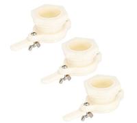 Fdit Valve à Miel Robinet à Vanne à Miel 3 Ensembles D'équipement Apicole Facile à Installer pour Extracteur de avec Matière Plastique de qualité Alimentaire