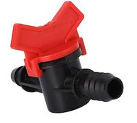 Fdit Vanne de Contrôle du Débit d'eau D'Aquarium, Vanne D'entrée de Tuyau en Plastique avec Interface 10 Mm 17 Mm pour Aquarium
