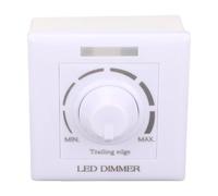 Fdit Variateur de Lumière LED, Contrôle de la luminosité Réglable avec Télécommande IR pour éclairage de Divertissement Commercial à Domicile, Puissance de Charge Maximale de 200 W (220V)