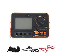 Fdit VC480C Milliohmmètre Numérique, 0,01 MΩ Résolution 6 Testeur à Basse Résistance de Gamme avec 4 Métaux Portable Instrument électrique Portable pour Maintenance Industrielle