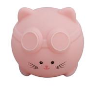 Fdit Veilleuse à Commande par Robinet à intensité Variable avec Fonction de Gestion Intelligente du Sommeil, Lampe de Chevet Rechargeable par USB en Silicone pour Chambre à Coucher (PINK)