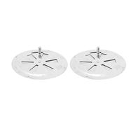 Fdit Ventilateur Papillon fabriqué en Acier Inoxydable 316, S'adapte aux Bouches D'aération, à Lattes Rondes, S'adapte aux Couvercles de Ventilation, Applications Polyvalentes pour les Portes de