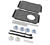 Fdit Ventouse Sécurisée Double Couche pour Chat, Perchoir de Fenêtre en Tissu Doux pour Bain de Soleil pour Chat, Lieu de Repos Confortable, Rebord de Fenêtre, Lit pour, 2 Hamacs en Tissu pour, 4