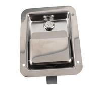 Fdit Verrou de Boîte à Outils en Acier Inoxydable Antirouille, Loquet de Poignée pour Camping-car, Verrou à Palette Résistant aux Intempéries pour Camion Remorque - Idéal pour les Ateliers de Machines