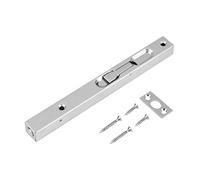 Fdit verrou de boulon loquet de porte en acier inoxydable 304 pour verrou de sécurité de double porte avec ressort puissant20cm, en acier inoxydabl