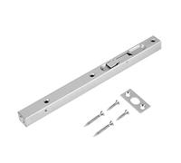 Fdit Verrou de Boulon Loquet de Porte en Acier Inoxydable 304 pour verrou de sécurité de Double Porte avec Ressort Puissant(25cm)