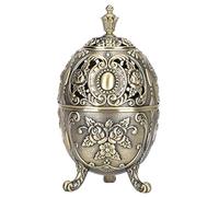 Fdit Vintage Porte-encens brûleur d'encens Alliage Porte-encens à la Main encensoir Bol décoration de la Maison Ornement décor