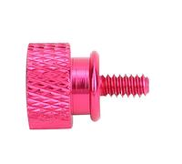 Fdit Vis d'histoire manuelle Anodisé Vis de pouce 20 PCS Bandes lumineuses pour une utilisation pratique 6# -32 dents (PINK)