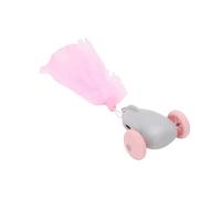 Fdit Voiture Jouet Automatique pour Chat, Voiture Jouet électrique Interactive Activée par Le Mouvement avec Pneus en Caoutchouc Silencieux, Rechargeable par USB de Type C pour Jouer