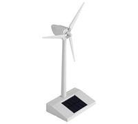 Fdit White Solar Drive Windmill Toys Enfants Science Instrument éducatif Paragraphe 7 * 6 Cm Panel Solaire