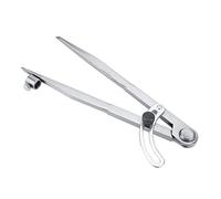 Fdit Zone de Compas en Cuir Durable pour L'enseignement, Distributeur de Distributeur D'ailes de 200 Mm Outils pour Mesurer et les évaluations, pour les Artisans et les Travailleurs de
