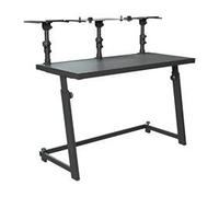 Gravity FDJT 01 - Table pour DJ universelle avec support pour enceintes et ordinateur portable