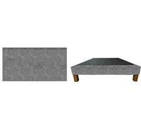 Fdl-a PACK TDL ALBA 145 + cache sommier 140x190x16