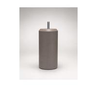 Fdl-mg Jeu de 4 pieds CYLINDRIQUE o : 70 mm - hauteur : 200 mm - vis de 8 mm - en Caisse Carton CC avec etiquette - coloris LAQUE GRIS TAUPE