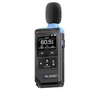 FDM-02 Bruitomètre numérique 30 dB-130 dB avec écran TFT de 5,1 cm, fonction d'alarme de pondération rapide et lent pour la planification urbaine et industrielle