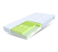 FDM Adriano Matelas 80x160 cm Mousse à Mémoire de Forme Épaisseur 11 cm Fermeté H2 H3 Matelas à Deux Faces 7 Zones de Confort Housse Lavable Oeko-TEX Hypoallergénique