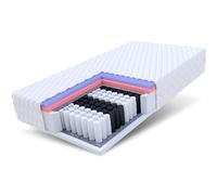 FDM APUS-090-200-JERSEY Matelas à Ressorts ensachés, Blanc, 90 x 200 cm