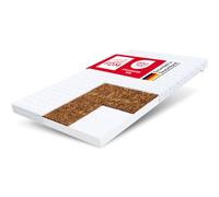 FDM Baby Coco Matelas pour Enfants 70x160 cm Mousse à Mémoire de Forme Coco Épaisseur 8 cm Fermeté H2 H3 Matelas à Deux Faces Housse Lavable Oeko-TEX Hypoallergénique