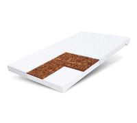 FDM Baby Coco Matelas pour Enfants 80x160 cm Mousse à Mémoire de Forme Coco Épaisseur 8 cm Fermeté H2 H3 Matelas à Deux Faces Housse Lavable Oeko-TEX Hypoallergénique