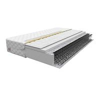 FDM BABYNATURAL Matelas à Ressorts, Mousse de polyuréthane, Blanc, 90 x 180 cm