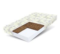 FDM Calm Matelas 90 x 200 cm en Mousse Froide pour Enfant Hauteur 10 cm Dureté H3 H4 Certifié Öko-Tex Housse Lavable en Fibre de Coco Housse de Matelas Dino