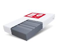 FDM Comfort Max Plus Matelas 100x200 cm Mousse à Mémoire de Forme Épaisseur 24 cm Fermeté H3 Matelas à Deux Faces 7 Zones de Confort Housse Lavable Oeko-TEX Hypoallergénique