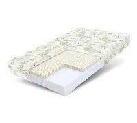 FDM Dream - Matelas en Mousse à Froid pour Enfant - 90 x 180 cm - Hauteur 11 cm - Dureté H2 H3 - Certifié Öko-Tex - Housse Lavable en Latex - Housse de Matelas en Latex - Motif Dinosaure