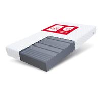 FDM Livia Max Matelas 160x200 cm Mousse à Mémoire de Forme Épaisseur 16 cm Fermeté H4 Matelas à Deux Faces 7 Zones de Confort Housse Lavable Oeko-TEX Hypoallergénique