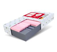 FDM Matelas 80x200 cm, fermeté H3/H4, Hauteur 24 cm, Mousse Froide HR + Mousse viscoélastique, 7 Zones de Confort, Housse hypoallergénique Lavable à l’Aloe Vera, Lunera Max Double