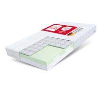 FDM Matelas pour Enfant PADWA-Hauteur : 16 cm-H3-Blanc-90 x 160 cm, Soie, Blanc, 90 x 160 cm