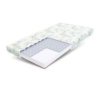 FDM Miki Matelas 80x190 cm Mousse à Mémoire de Forme Épaisseur 9 cm Fermeté H2 H3 Matelas à Deux Faces Oeko-TEX Hypoallergénique Housse Lavable Dino