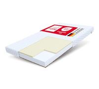 FDM PIKOLO Matelas 90x190 cm Mousse à Mémoire de Forme Latex Coco Épaisseur 11 cm Fermeté H2 H4 Matelas à Deux Faces 7 Zones de Confort Housse Lavable Oeko-TEX Hypoallergénique