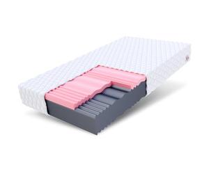 FDM Select Max Plus Matelas 100x200 cm Mousse à Mémoire de Forme Épaisseur 18 cm Fermeté H3 H4 Matelas à Deux Faces 7 Zones de Confort Housse Lavable Oeko-TEX Hypoallergénique