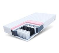 FDM Vero Max Matelas à Ressorts ensachés 160 x 200 cm 7 Zones Dureté H2/H3 (Moyenne/dureté) 25 cm Hauteur en Mousse Visco-thermoplastique Double Face Housse Amovible Lavable